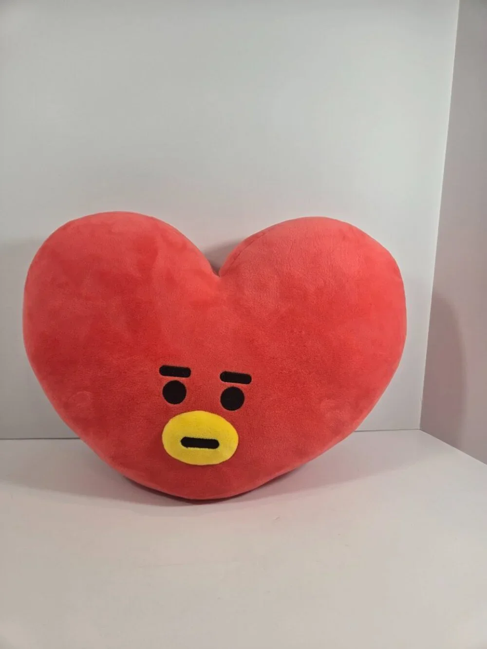 BT21 Tata Cushion Face Plush Pillow Official Line Friends BTS merchandise